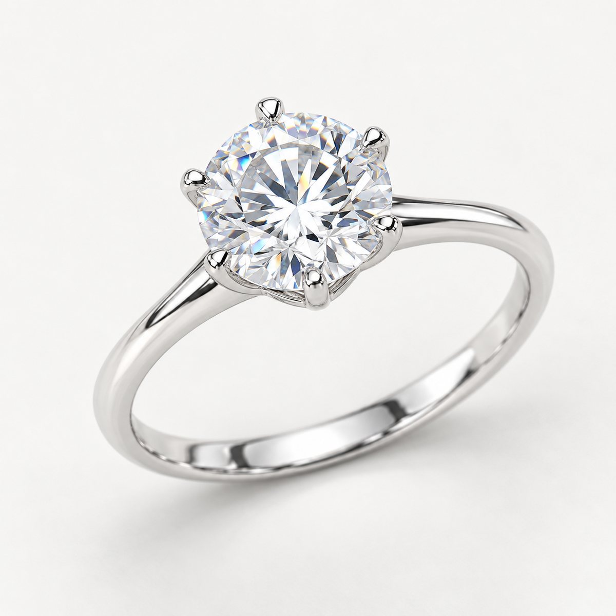 Aurore Solitaire ring